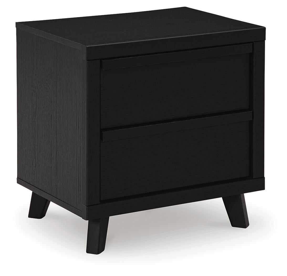 Danziar Queen Slat Headboard, Dresser, Mirror, Chest and Nightstand