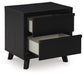 Danziar Queen Slat Headboard, Dresser, Mirror, Chest and Nightstand