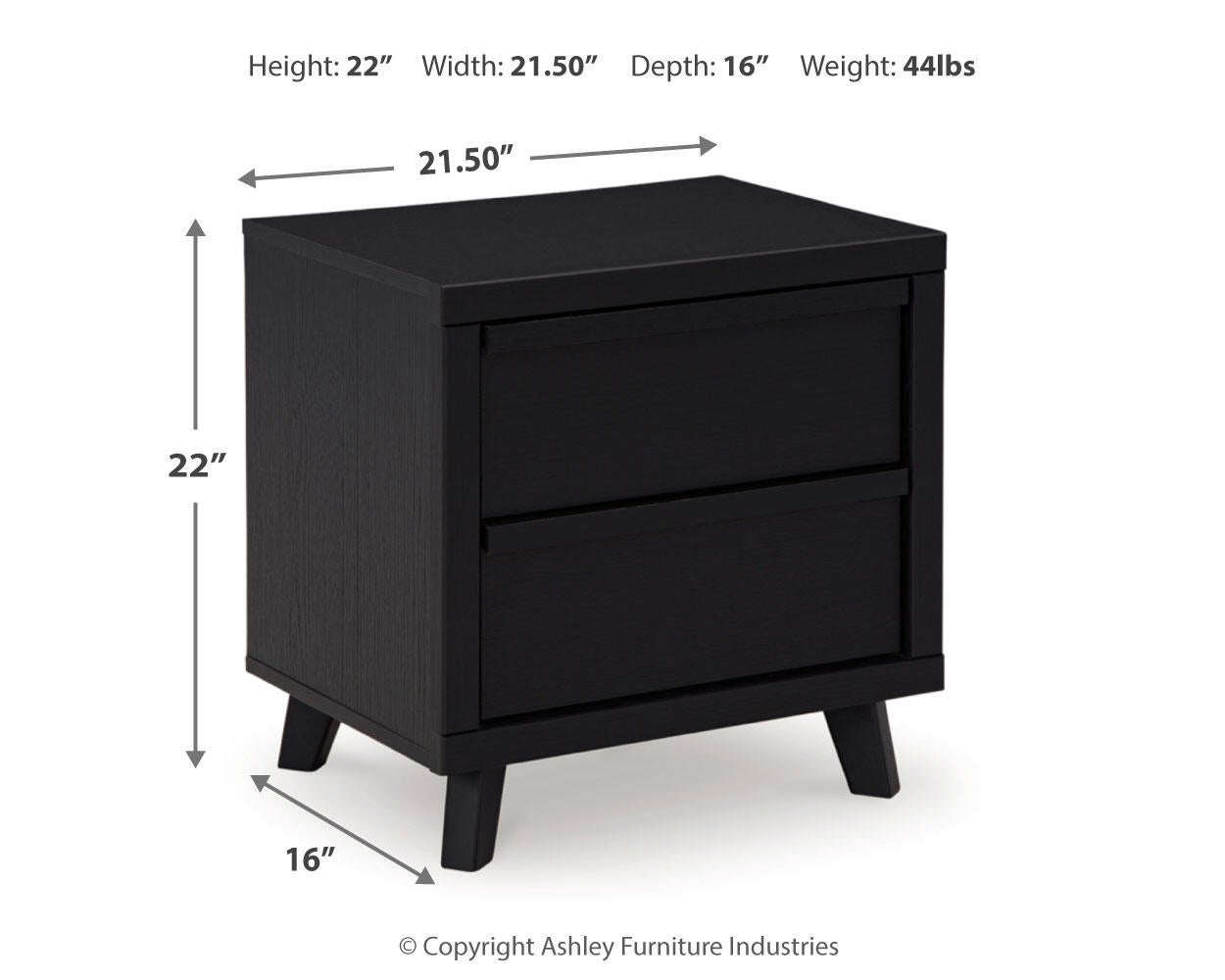 Danziar Queen Slat Headboard, Dresser, Mirror, Chest and Nightstand