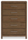 Cabalynn Queen Panel Bed with Storage with Mirrored Dresser, Chest and Nightstand
