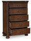 Lavinton King Poster Bed, Dresser, Mirror, Chest and Nightstand