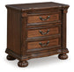 Lavinton King Poster Bed, Dresser, Mirror, Chest and Nightstand