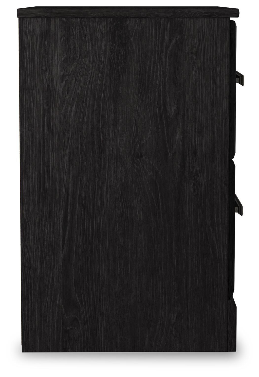 Belachime Full Panel Bed with Mirrored Dresser, Chest and Nightstand