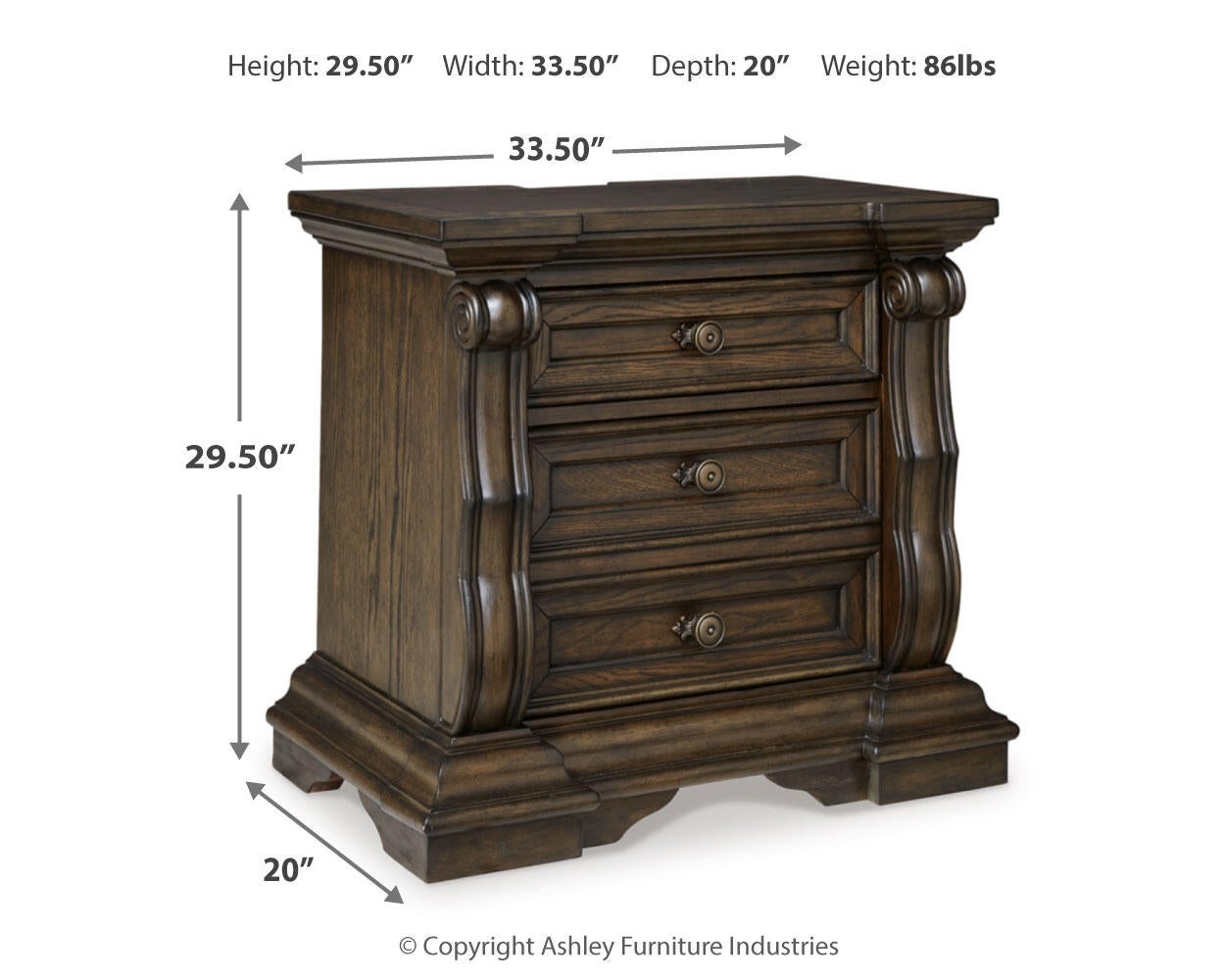 Maylee California King Upholstered Bed, Dresser, Mirror, Chest and Nightstand