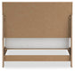 Cielden Full Panel Bed with Mirrored Dresser, Chest and Nightstand