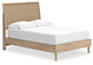 Cielden Full Panel Bed with Mirrored Dresser, Chest and Nightstand