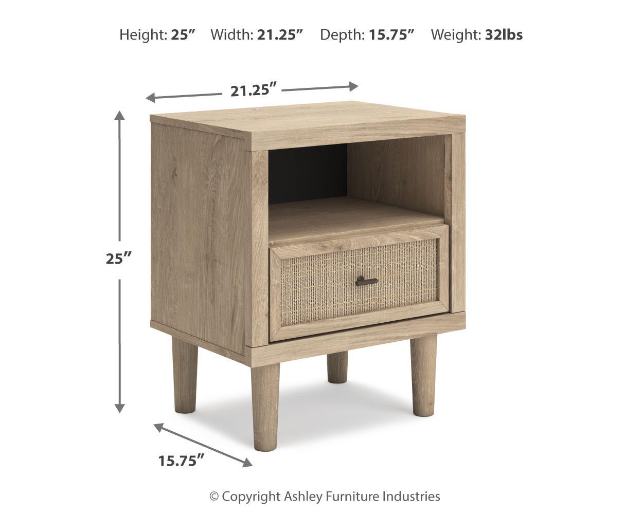 Cielden King Panel Headboard, Dresser, Mirror and Nightstand