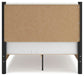 Cadmori Full Upholstered Panel Bed, Dresser and Mirror