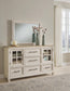 Shaybrock Queen Panel Bed, Dresser and Mirror