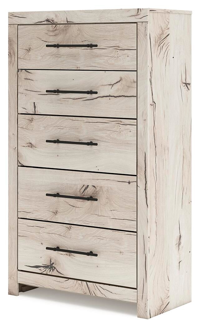 Lawroy King Panel Headboard, Dresser, Mirror, Chest and Nightstand