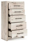 Lawroy Queen Panel Bed, Dresser, Mirror, Chest and Nightstand