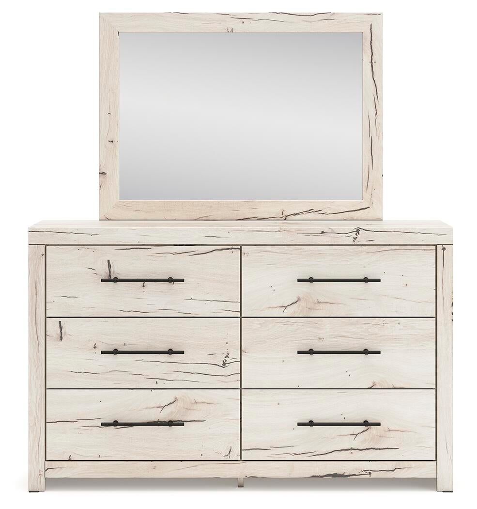 Lawroy Full Panel Headboard, Dresser and Mirror