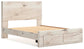 Lawroy Queen Panel Storage Bed, Dresser, Mirror and Nightstand