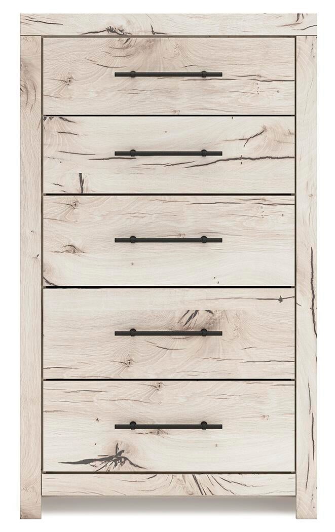 Lawroy Full Panel Headboard, Dresser, Mirror, Chest and Nightstand