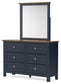Landocken Queen Panel Headboard, Dresser, Mirror and Nightstand