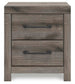 Graystorm Full Panel Bed with Storage, Dresser, Mirror and Nightstand