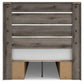 Graystorm Full Panel Bed with Storage, Dresser, Mirror, Chest and Nightstand