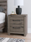 Graystorm Full Panel Bed with Storage, Dresser, Mirror, Chest and Nightstand
