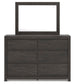 Fraluna Queen Panel Bed, Dresser, Mirror and Nightstand