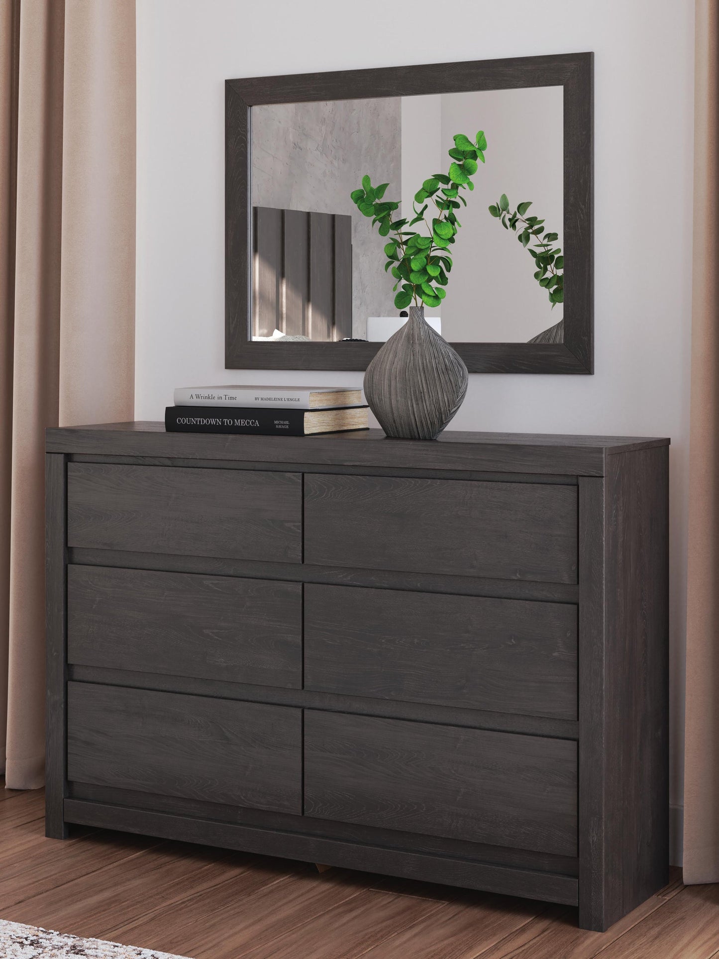 Fraluna Queen Panel Storage Bed, Dresser and Mirror