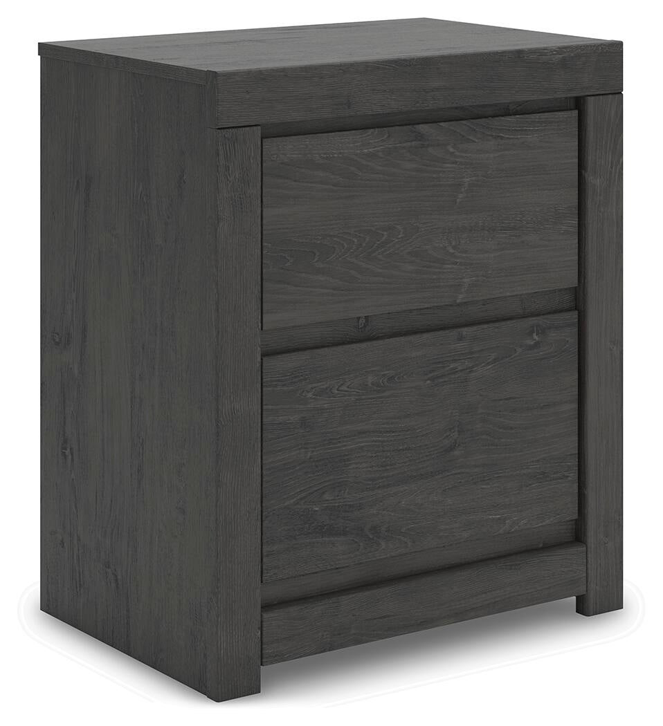 Fraluna Queen Panel Storage Bed, Dresser, Mirror and Nightstand