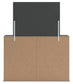 Fraluna King Panel Storage Bed, Dresser and Mirror