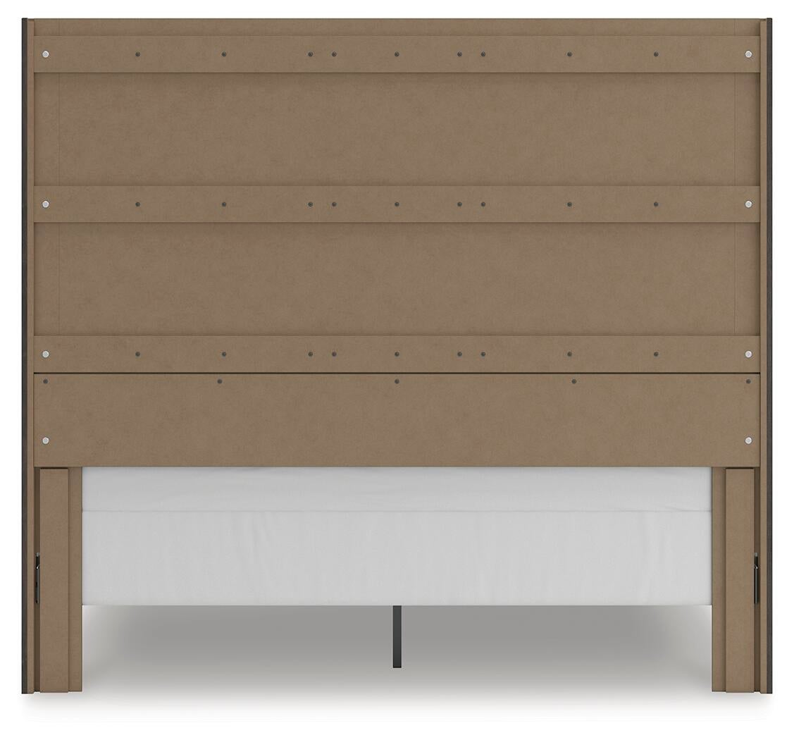Fraluna King Panel Storage Bed, Dresser and Mirror