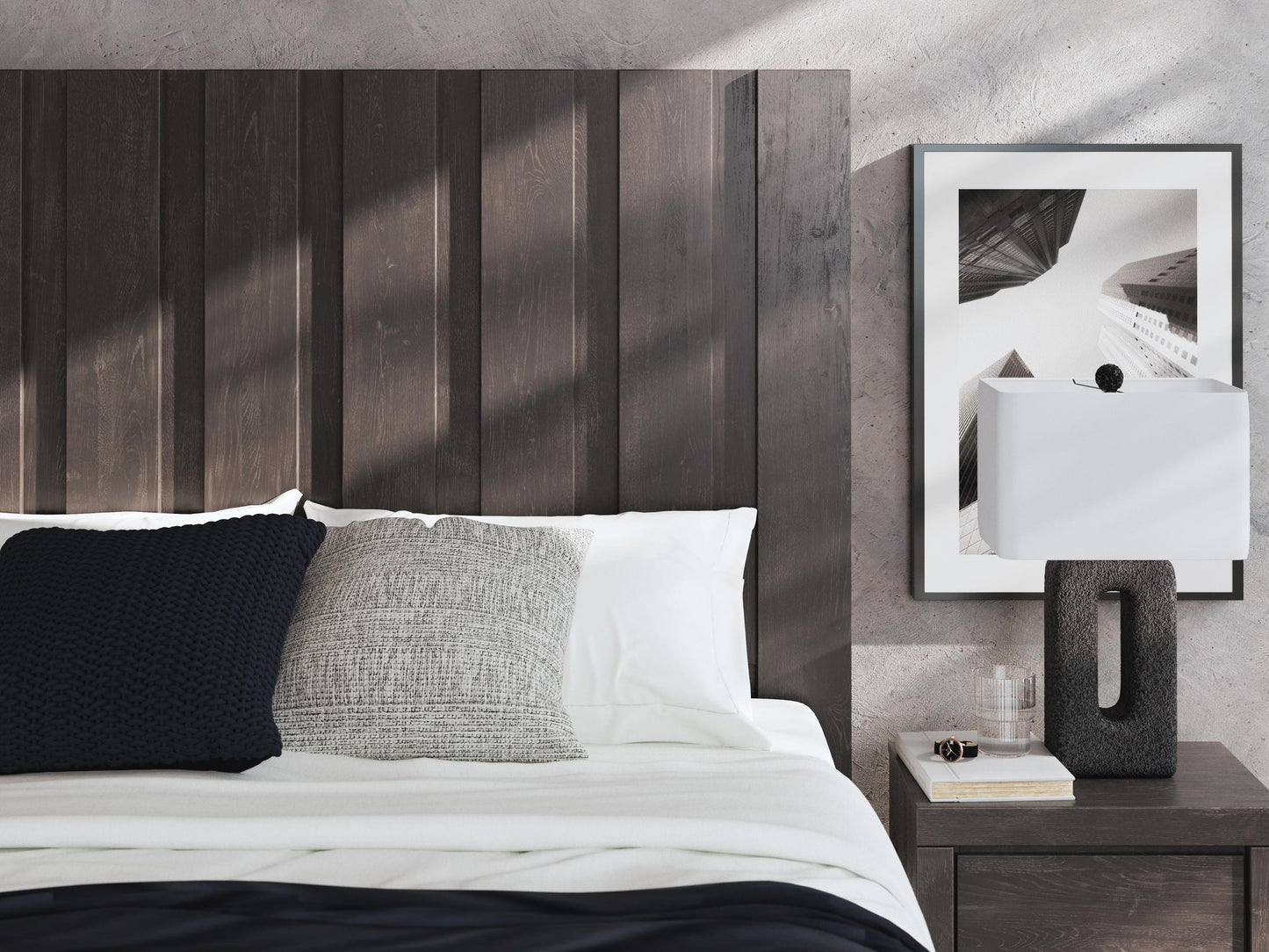 Fraluna King Panel Storage Bed, Dresser and Mirror