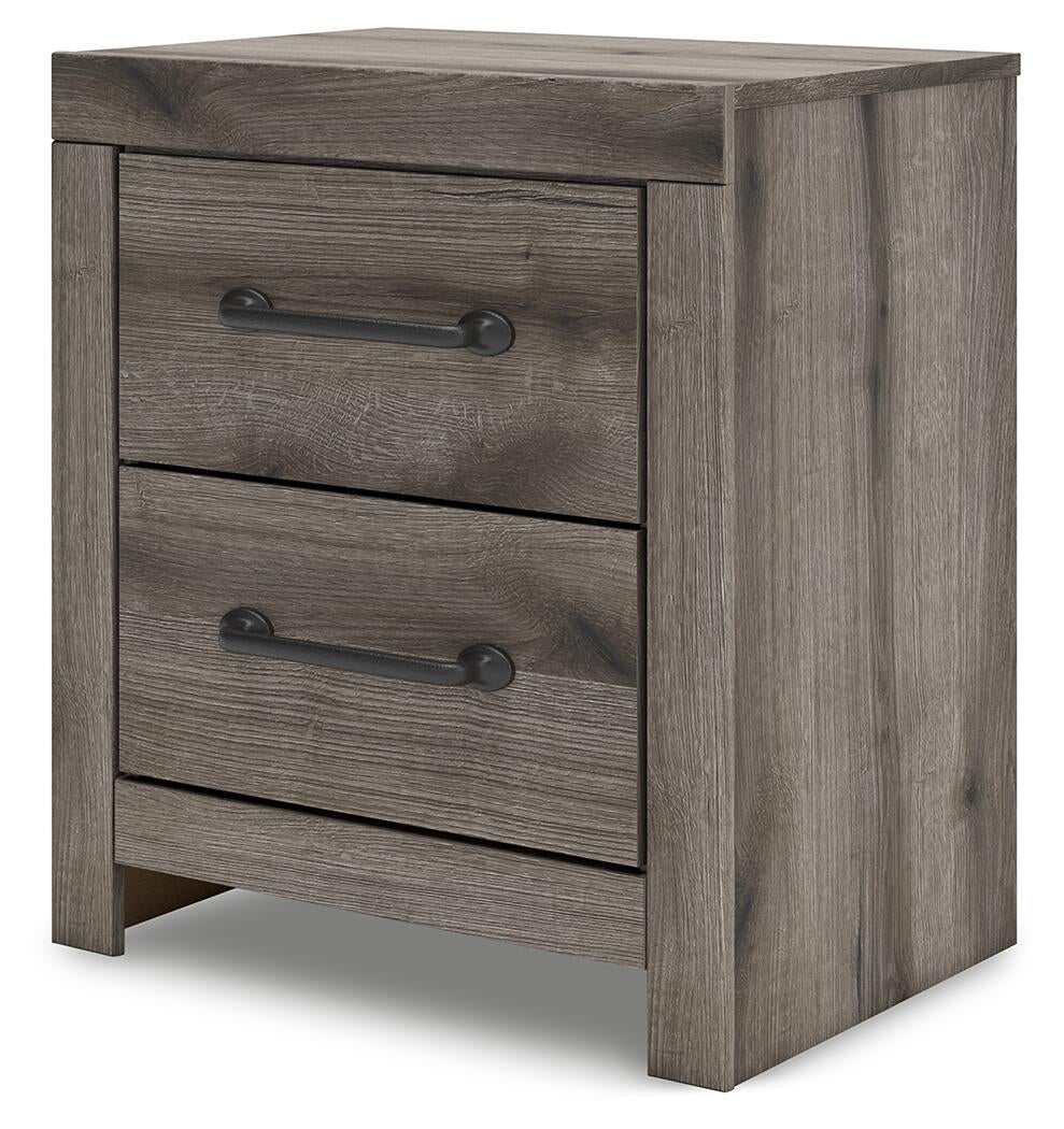 Graystorm Full Panel Bed, Dresser, Mirror and Nightstand