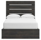 Hollivern Full Panel Storage Bed, Dresser and Mirror