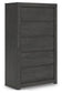 Fraluna Queen Panel Storage Bed, Dresser, Mirror, Chest and Nightstand