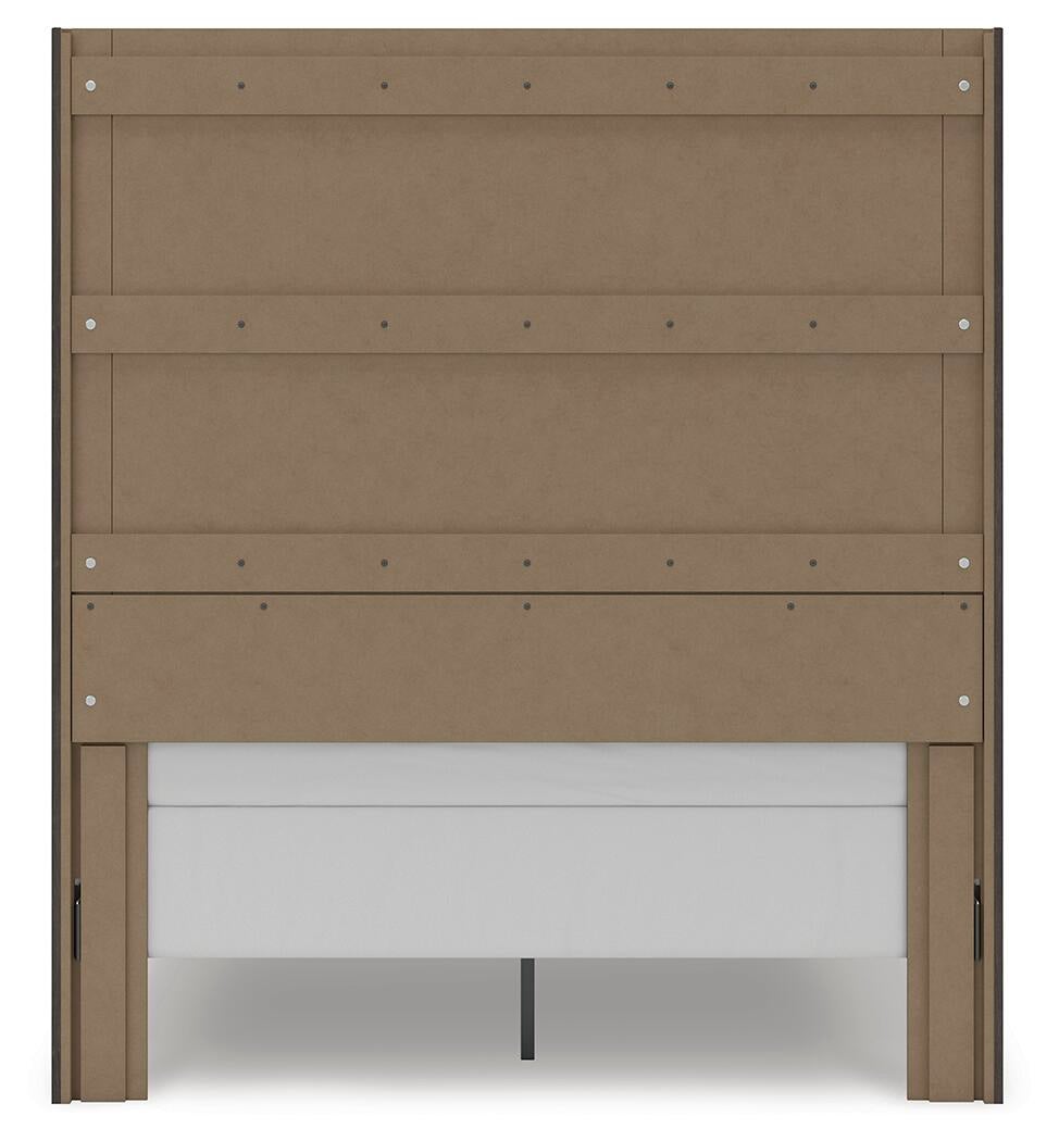 Fraluna Queen Panel Storage Bed, Dresser, Mirror, Chest and Nightstand