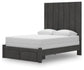 Fraluna Queen Panel Storage Bed, Dresser, Mirror, Chest and Nightstand