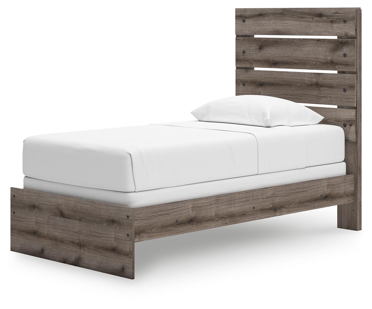 Graystorm Twin Panel Bed, Dresser and Mirror