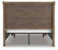 Feddinger Queen Storage Sleigh Bed with Mirrored Dresser and Nightstand