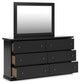 Maribel Twin Panel Bed, Dresser, Mirror, Chest and Nightstand
