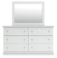 Bostwick Shoals King Panel Bed, Dresser and Mirror