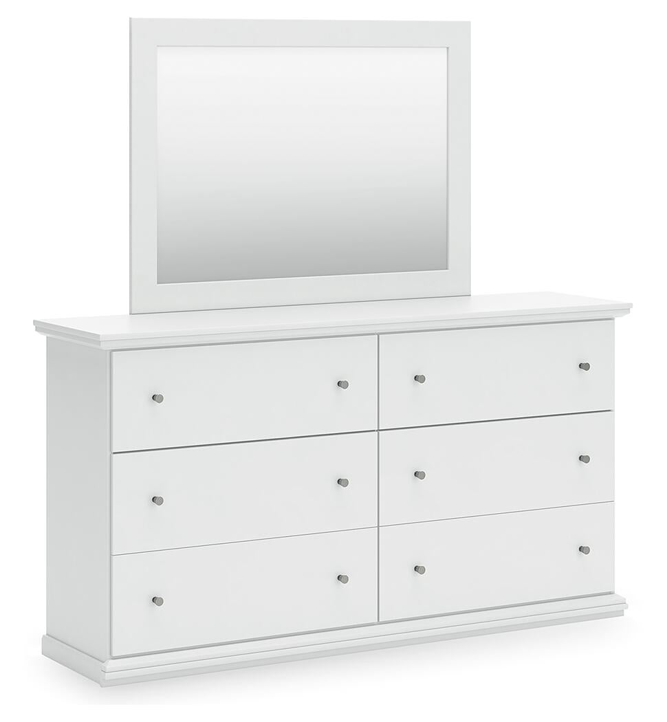 Bostwick Shoals King Panel Bed, Dresser and Mirror