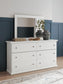 Bostwick Shoals King Panel Bed, Dresser and Mirror