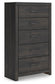 Hollivern Full Panel Bed with Storage, Dresser, Mirror, Chest and Nightstand