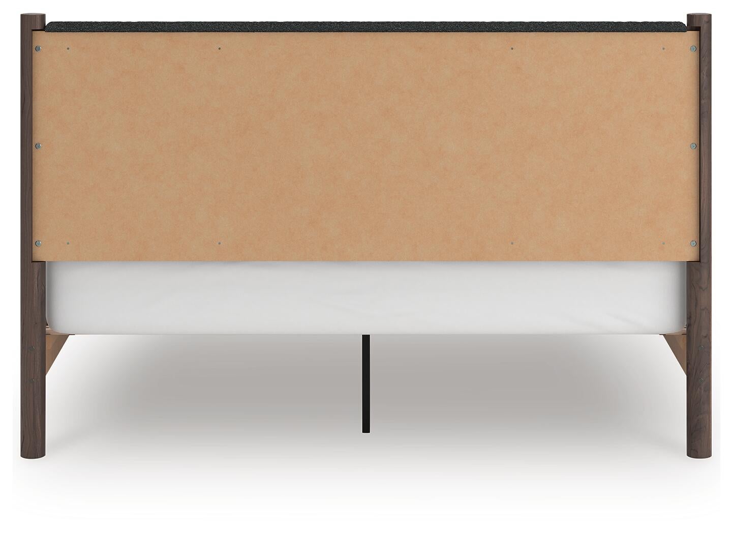 Pamytta King Upholstered Panel Platform Bed, Dresser, Mirror, Chest and Nightstand