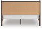 Pamytta King Upholstered Panel Platform Bed, Dresser, Mirror and Nightstand