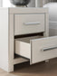 Zuraleus Queen Upholstered Panel Platform Bed, Dresser, Mirror, Chest and Nightstand