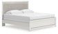 Zuraleus King Upholstered Panel Bed, Dresser, Mirror and Nightstand