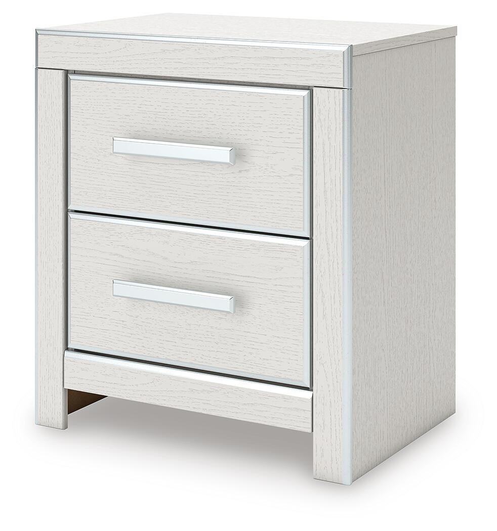 Zuraleus King Upholstered Panel Bed, Dresser, Mirror and Nightstand
