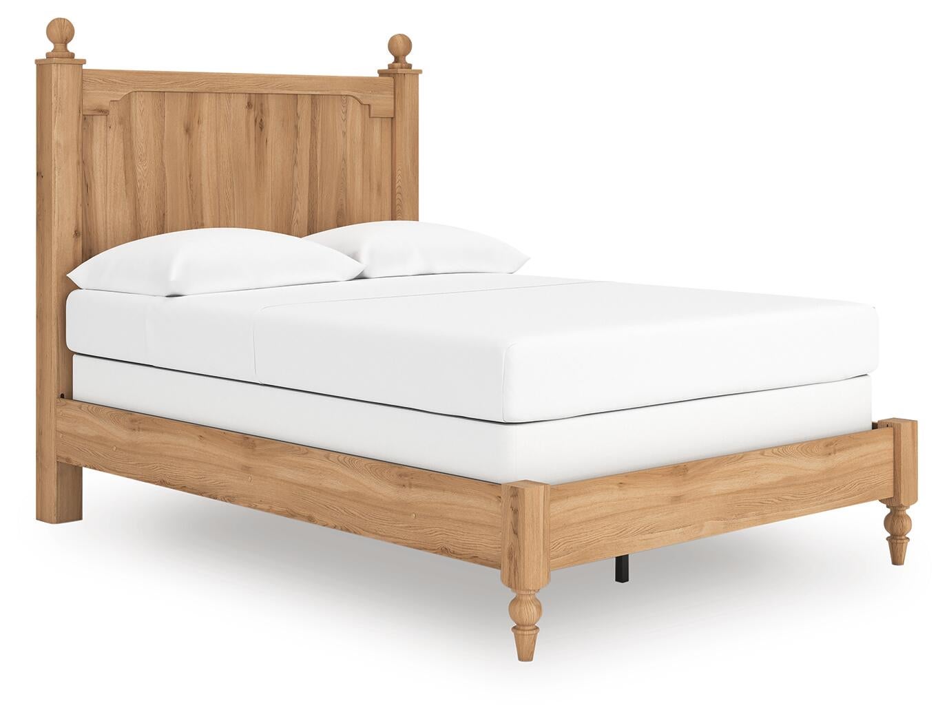 Aleaport Full Panel Bed with Mirrored Dresser and Nightstand