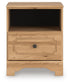 Aleaport Twin Panel Bed with Mirrored Dresser and Nightstand