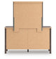 Pamytta Queen Panel Platform Bed, Dresser, Mirror and Nightstand