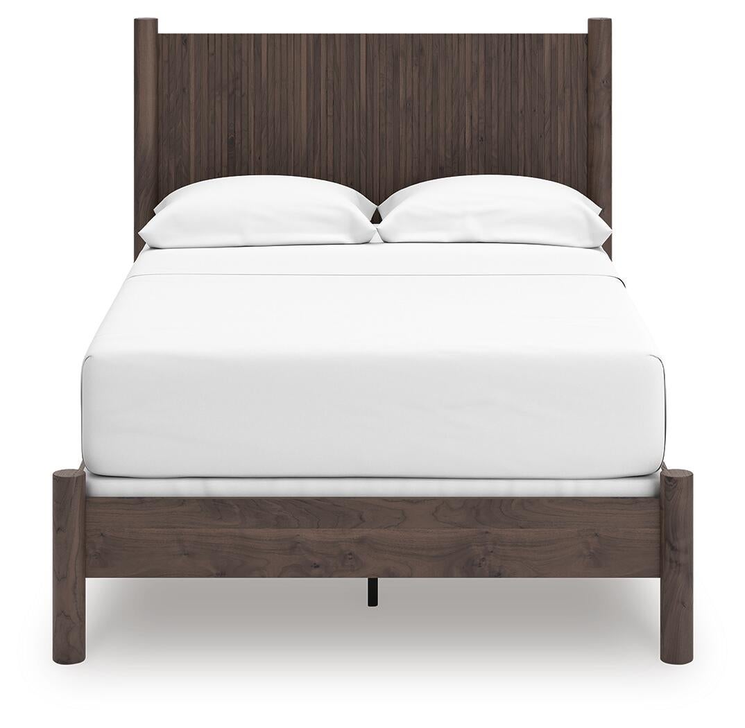 Pamytta Full Panel Bed, Dresser, Mirror and Nightstand