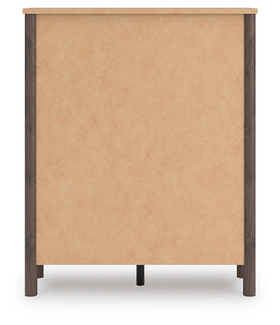 Pamytta Full Upholstered Panel Bed, Dresser and Mirror